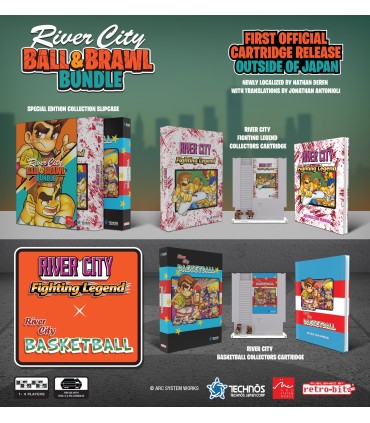 Juego NES River City Ball & Brawl Bundle