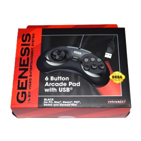 Mando USB Sega Megadrive 6 botones Megadrive Mini
