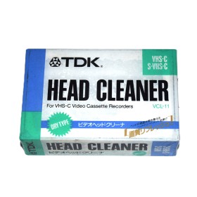 Cinta limpiadora VHS-C TDK