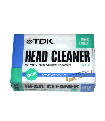 Cinta limpiadora VHS-C TDK