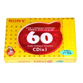 Cinta de Cassette vírgen Sony CDixI 60min