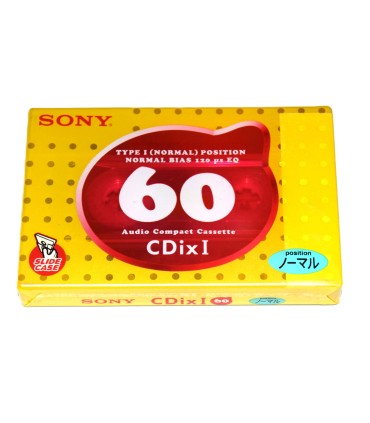 Cinta de Cassette vírgen Sony CDixI 60min