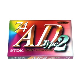 Cinta de Cassette vírgen TDK AD Type2 74min