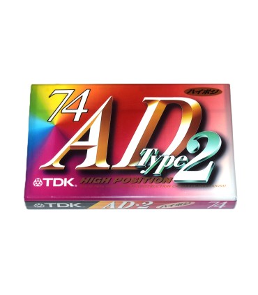 Cinta de Cassette vírgen TDK AD Type2 74min