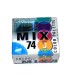 Pack 5 Minidisc 74 minutos Victor Color Mix