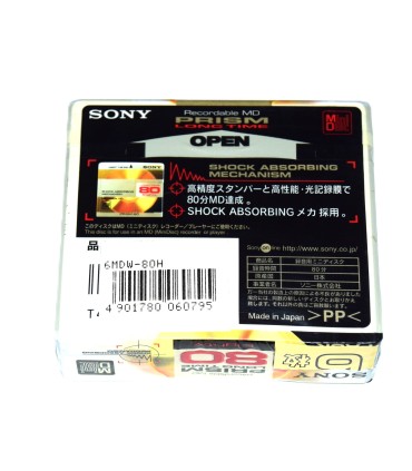 Pack 3 Minidisc 80 minutos Sony Prism