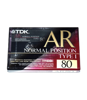 Cinta de Cassette vírgen TDK AR80 80min