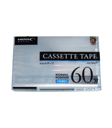 Cinta de Cassette vírgen Hidisc 60min
