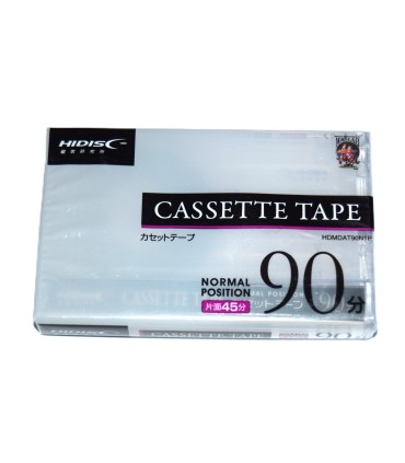 Cinta de Cassette vírgen Hidisc 90min