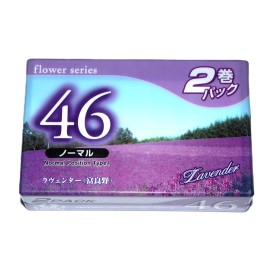 Pack 2 Cinta de Cassette vírgen Daiso Flower 46min