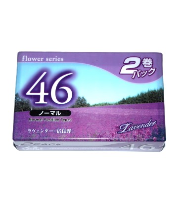 Pack 2 Cinta de Cassette vírgen Daiso Flower 46min