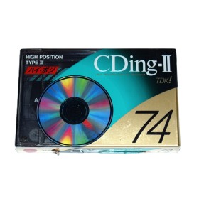 Cinta de Cassette vírgen TDK CDRing 2 74min