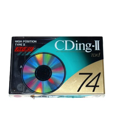 Cinta de Cassette vírgen TDK CDRing 2 74min