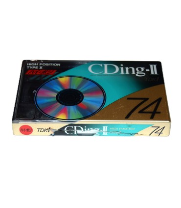 Cinta de Cassette vírgen TDK CDRing 2 74min