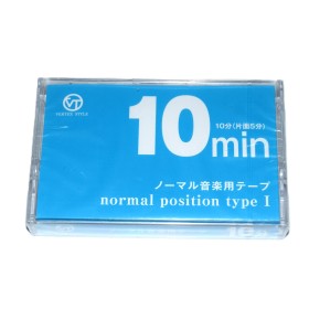 Cinta de Cassette vírgen Vertex 10min