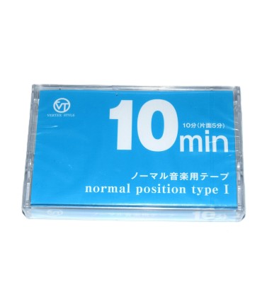 Cinta de Cassette vírgen Vertex 10min