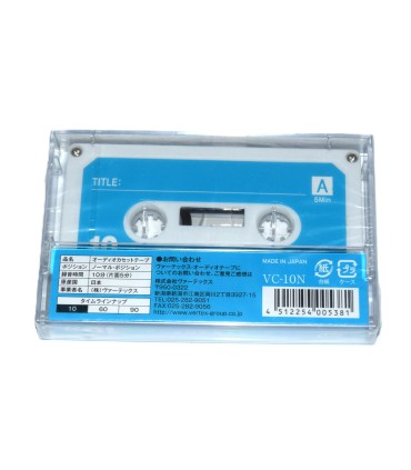 Cinta de Cassette vírgen Vertex 10min