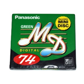Minidisc 74 minutos Panasonic Green