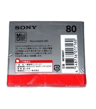 Minidisc 80 minutos Sony