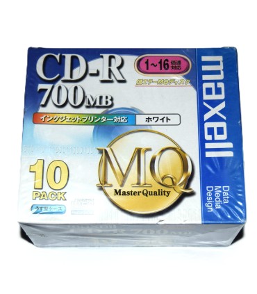 Pack 10 CD-R 700Mb Maxell MQ