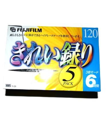 Pack 3 cintas VHS Fujifilm 120