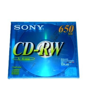 CD-RW 650Mb Sony Blue