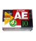 Pack 4 Cinta de Cassette vírgen TDK AE10 10min