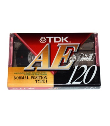 Cinta de Cassette vírgen TDK AE120 120min