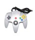Mando tipo Nintendo 64 USB gris