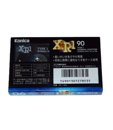 Cinta de Cassette vírgen Konica XR1 90min