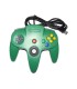 Mando tipo Nintendo 64 USB verde