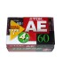 Pack 4 Cinta de Cassette vírgen TDK AE60 60min