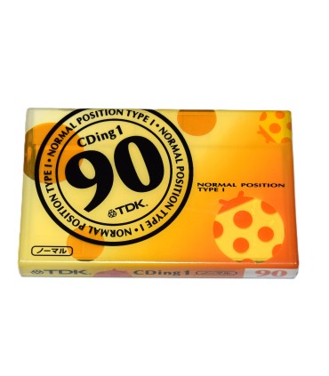 Cinta de Cassette vírgen TDK CDing 1 90min