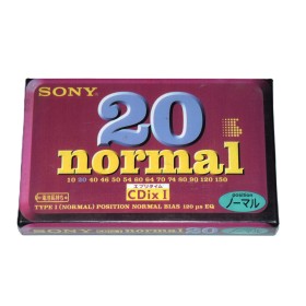 Cinta de Cassette vírgen Sony CDixI 20min
