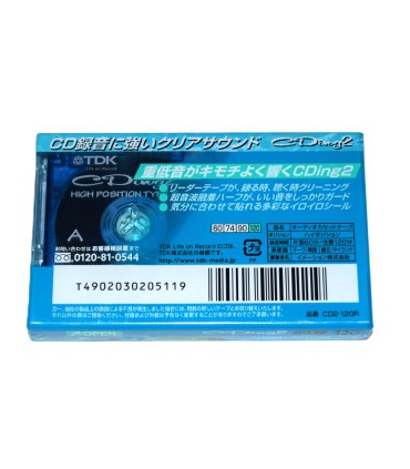 Cinta de Cassette vírgen TDK CDing 2 120min