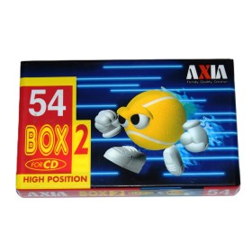 Cinta de Cassette vírgen Axia BOX 2 54min
