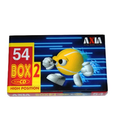 Cinta de Cassette vírgen Axia BOX 2 54min