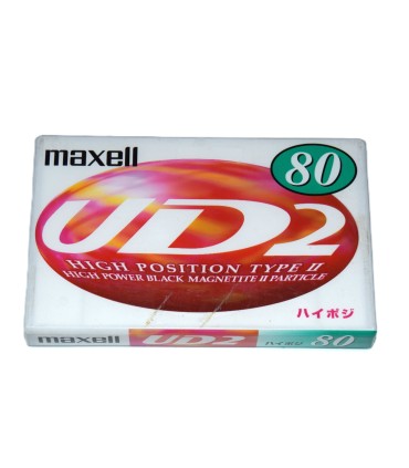 Cinta de Cassette vírgen Maxell UD2 80min