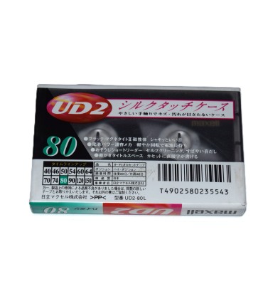 Cinta de Cassette vírgen Maxell UD2 80min