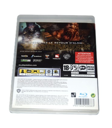 Juego Playstation 3 FEAR 2 (segunda mano)