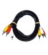 Cable AV RCA macho-macho 2m.