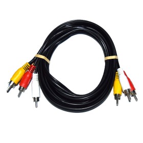 Cable AV RCA macho-macho 2m.