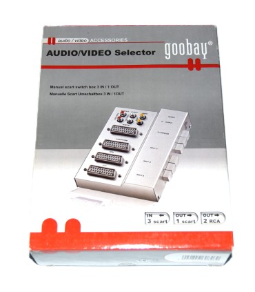 Selector euroconector RGB 3 entradas