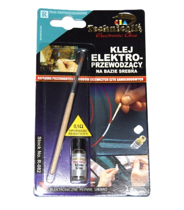 Pintura plata para reparar circuitos