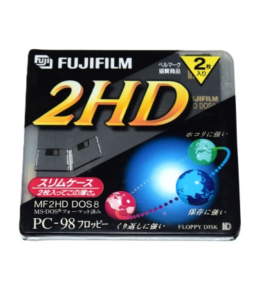 Pack 2 Disquete 3 1/2 HD Fujifilm MF2HD PC-98