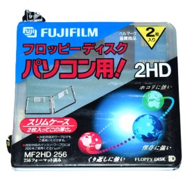 Pack 2 Disquete 3 1/2 HD Fujifilm MF2HD 256