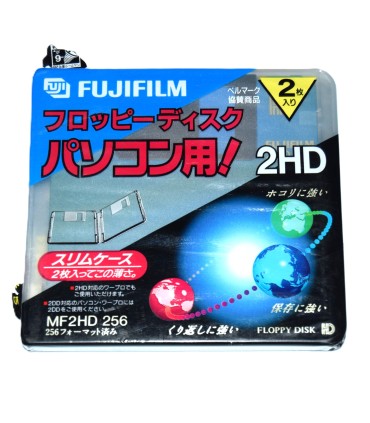 Pack 2 Disquete 3 1/2 HD Fujifilm MF2HD 256