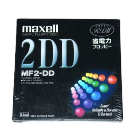 Disquete 3 1/2 DD Maxell MF2-DD Super RDII