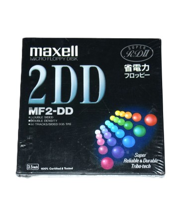 Disquete 3 1/2 DD Maxell MF2-DD Super RDII