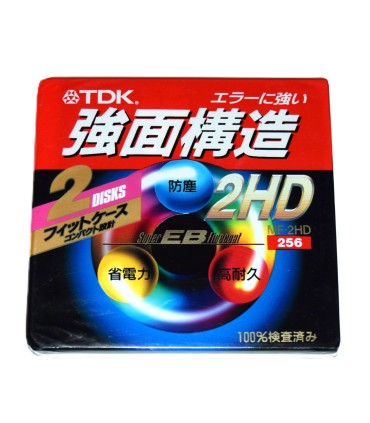 Pack 2 Disquete 3 1/2 HD TDK MF-2HD Super EB